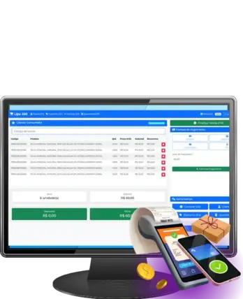 Sistema para lojas super mercados gratis — Sistema PDV Gratuito, tela do sistema