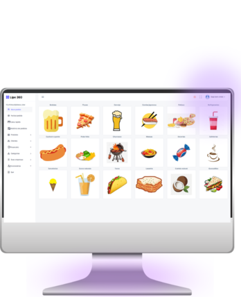 Sistema de restaurantes — Sistema PDV Gratuito, tela do sistema